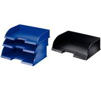 Leitz Corbeille à Courrier A4 Format Paysage, Jumbo, Gris, Gamme Plus, 52190085