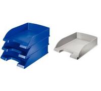 Esselte Leitz Corbeille à courrier Standard Plus, A4, polystyrène, rouge Frost