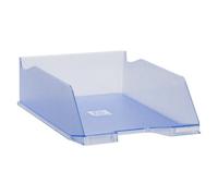 Corbeille à courrier maxi format Exacompta bleu glacé