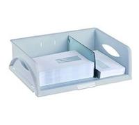 Corbeille à courrier maxi format Sorty grise - Lot de 4 - Leitz G