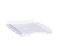 Corbeille à courrier slim Exacompta - cristal