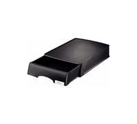 Corbeille à courrier-tiroir Plus, format A4, noir