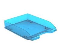 Corbeille à courrier Waytex 931016 Format A4 - empilable - Bleu transparente Bleu transparent G