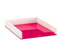 Corbeille à courrier Wow Dual Leitz rose