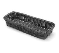 Corbeille à couvert 270x100x(H)45 mm Hendi Noir