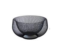 Kela Corbeille à fruits Marlo I – Élégante en métal noir Ø 22,5 cm