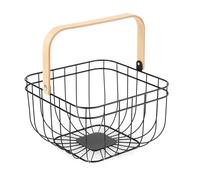 Corbeille à fruits carrée 26 x 28 cm. Design moderne et fonctionnel, fabriqué en matériaux durables. Convient pour un usage quotidien.