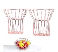 Corbeille à Fruits Cuisine Anti-Corbeille à Fruits Panier à Fruits Pliable 2 Pièces Porte-Légumes, Multifonctionnel Flexible Rangement Alimentaire Feuille de Légumes pour