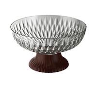 Corbeille à fruits, Decorative Pedestal Bowl Fruit Elegant Modern with Drain Round for