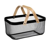 5five - corbeille en métal 40x26cm mayaj noir