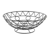 Corbeille À Fruits - Dkd Home Decor - Standard - Métal - Noir - 28x28x10 Cm