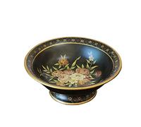 Corbeille à fruits et légumes de comptoir - Assiette à fruits - Nouveau bol à fruits chinois rétro en céramique peint à la main - Décoration de la maison et du salon - Plat à fruits en porcelaine