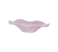 Corbeille à fruits, Glass Fruit Bowl Dessert Plate, Elegant, Candy Dish(Pink)