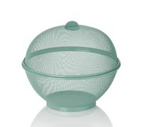 KELA Corbeille à fruits métal Como - D.26 x H.24,5 cm - Vert menthe