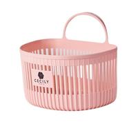 Corbeille à fruits minimaliste à suspendre au mur pour douche, placard, jardin, rose, taille L