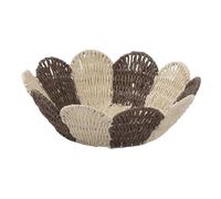 Corbeille à fruits, Paper Rope Woven Basket Fruit Serving Bowl Decorative Table Centerpiece(Brown)