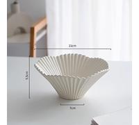 Corbeille à Fruits Plateau à fruits for la maison, salon, Table basse, plateau à bonbons en céramique, plateau à fruits secs, plateau à fruits blancs Bol à fruits Corbeille (Size : A)