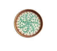 Corbeille à Fruits Plateau à fruits tissé, plateau de salon, Table basse, panier de rangement de collations à domicile, boîte à chignon, panier de collations, plateau à fruits Bol à fruits Corbeille (