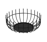 Corbeille à fruits - POINT VIRGULE - Wire by Tore Bleuzé - 25 cm - Noir - Acier carbone époxy