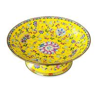 Corbeille à fruits, Porte-fruits， Bols à fruits Jingdezhen Assiette à fruits en céramique Assiette à fruits domestique Ornements Table basse décorative Bonbons Fruits Assiette à fruits secs/a(A)