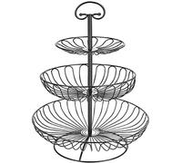 Corbeille à fruits pour comptoir, Corbeille à fruits à 3 niveaux for cuisine, support simple, ensemble en métal for salon, support décoratif, égouttoir à vaisselle