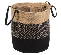 Corbeille à granulés / bûches Dixneuf Niamey Jute et coton recyclé