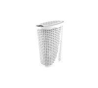 Corbeille à linge - 43 l - blanc