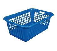 Corbeille à linge - 60 L - bleu