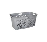 Corbeille A Linge Alméria - 45 L - Gris Béton - 59 X 40 X 28 Cm - Eda Plastique