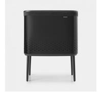 Corbeille à linge - BRABANTIA - Bo - 60 litres - Noir - Ouverture Quick-Drop