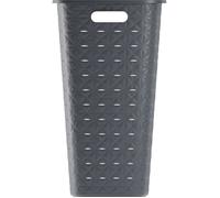 CURVER SOFTEX 56L Coffre a linge 34 x 43,8 x 59,9 cm, gris foncé 00571-Z68