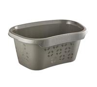 Corbeille à linge en plastique 30,5 litres - Gris
