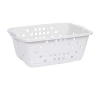 Corbeille à linge en plastique classique 45 litres - Blanc