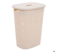 Panier à Linge Design "Leaf" 58L Beige