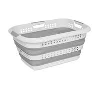 AC-Déco Corbeille à linge pliable 45L – grande capacité, poignées ergonomiques