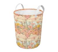Corbeille À Linge Sale Fleur Jaune D'Oie Minimaliste Paniers À Rangement Pliable Avec Grande Capacité Corbeille À Linge Pour Chambre D'Enfants,Vêtements Rangementjouets