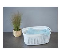 Plast Team Corbeille à linge Moderne 41,9 litres Blanc