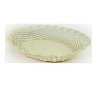 Corbeille à pain 30 x 24 cm Blanc Vanille - Vintage