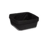 JJA Corbeille à pain Mayaj Carrée 25 cm Noir