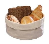 Corbeille à pain, diamètre: 200 mm, beige clair / noir