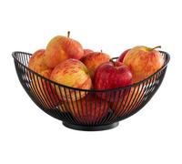 Corbeille à pain et à fruits SVART, ovale, noir