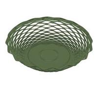 Corbeille ronde Vintage 24,5 cm kaki Roger Orfèvre