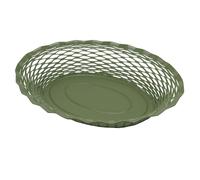 Roger Orfèvre – Corbeille ovale Vintage 30 cm kaki