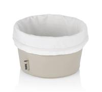 Corbeille à pain - Kela - Grana - Couleur gris - Insert en tissu lavable - Cordon de serrage