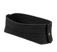 Corbeille à pain Knit-It, hauteur : 100 mm, longueur : 300 mm, largeur : 150 mm, noir