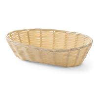 Corbeille à pain ovale en polyrotin 225 x 130 x 55 mm - Hendi 426500