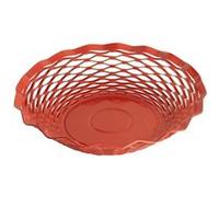 Corbeille à pain rouge 24.5 cm - Roger Orfèvre - Rouge - Inox Rouge G