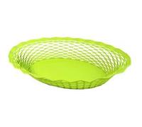 Corbeille à pain vert anis 25x18 cm - Roger Orfèvre - Vert - Inox Vert anis G