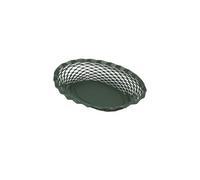 Roger Orfèvre Corbeille à pain 25 x 18 cm Inox Vert sapin