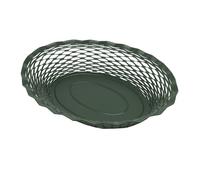 Corbeille à pain vert sapin 30x24 cm - - Vert - Inox